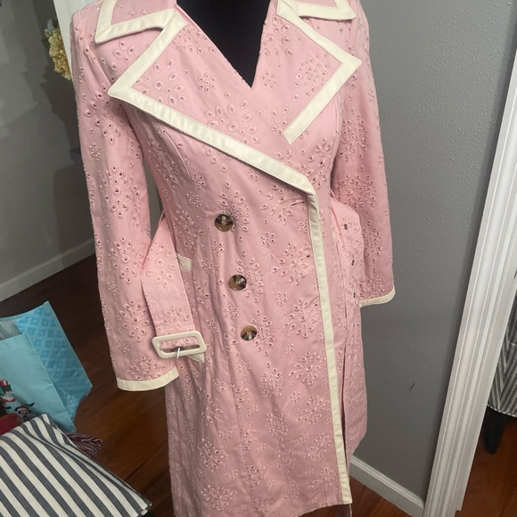 KATHY IRELAND PINK COAT - Picture 3 of 11